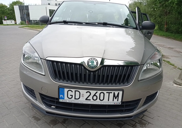 Skoda Fabia cena 15200 przebieg: 92000, rok produkcji 2011 z Gdańsk małe 232